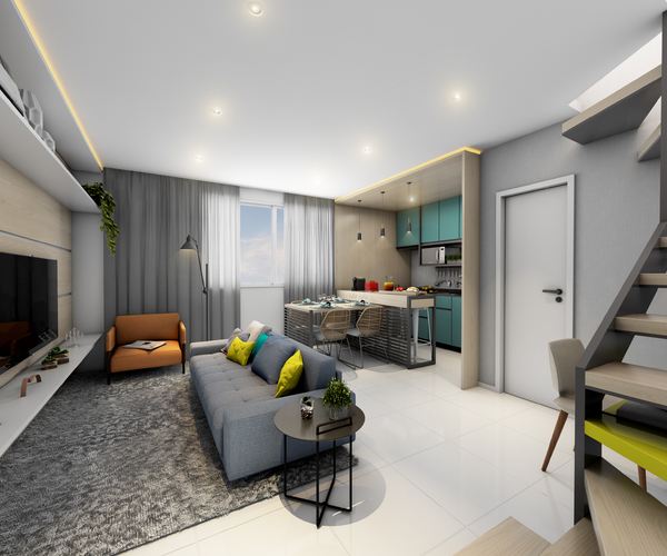 Apartamento à venda na Tijuca com 62,88,  2 quartos 