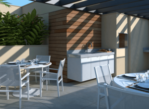 Apartamento à venda na Barrada da Tijuca com 44,48 m² - 2 quartos