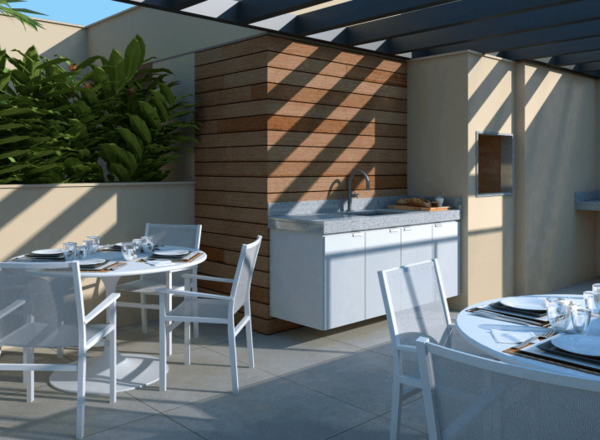 Apartamento à venda na Barrada da Tijuca com 44,48 m² - 2 quartos