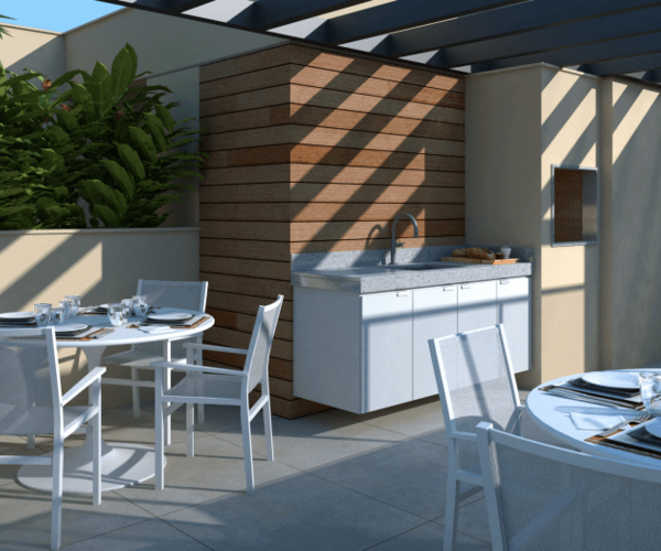 Apartamento à venda na Barrada da Tijuca com 44,48 m² - 2 quartos