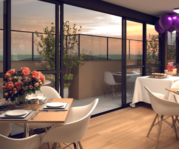 Apartamento à venda na Barrada da Tijuca com 44,48 m² - 2 quartos