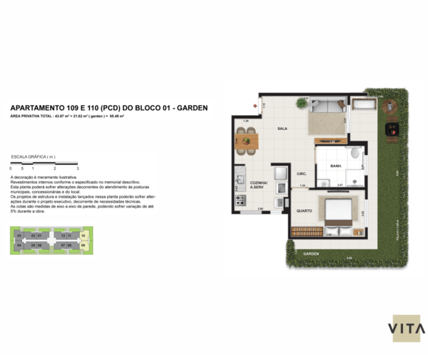 Apartamento à venda em Vargem Grande com 43 m² - 2 quartos