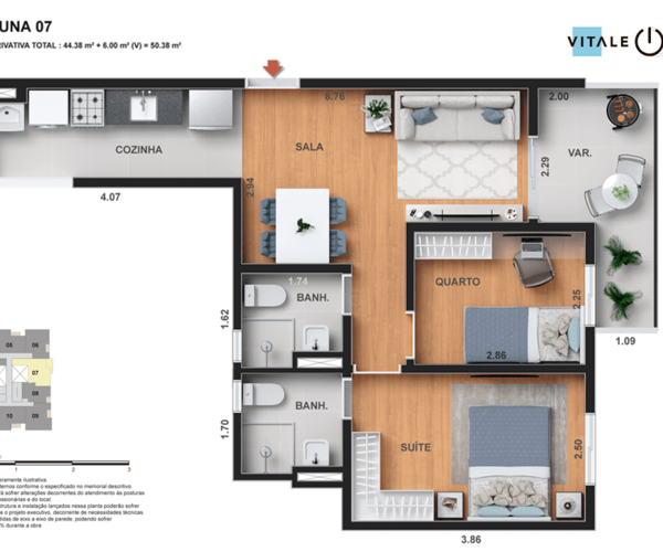 Apartamento à venda em Todos os Santos com 43,83 m² - 2 quartos