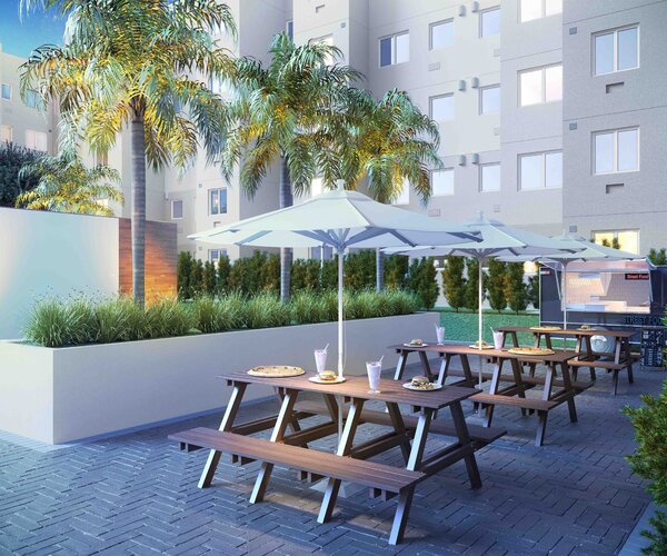 Apartamento à venda em São Gonçalo com 41 m² - 2 quartos