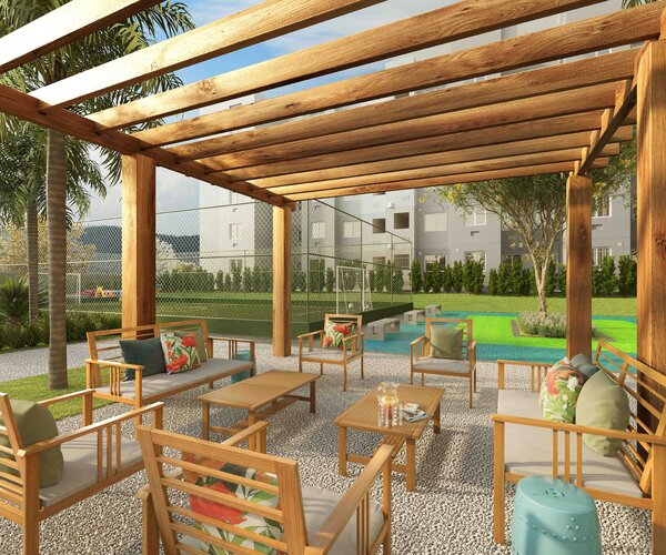 Apartamento à venda em São Gonçalo com 41 m² - 2 quartos