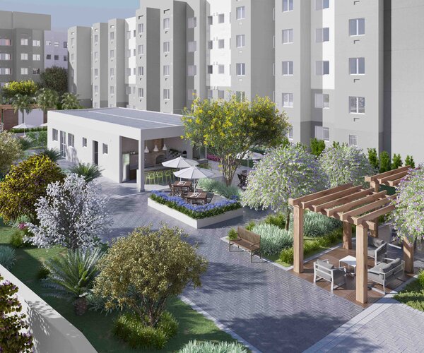 Apartamento à venda em São Gonçalo com 41 m² - 2 quartos