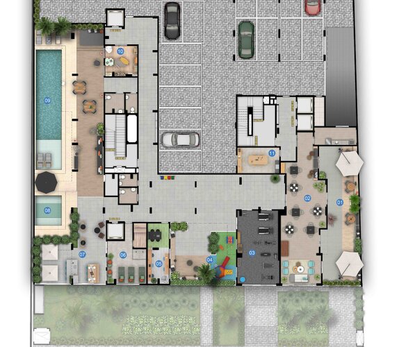 Apartamento à venda em Santa Rosa com 42 m² - 2 quartos