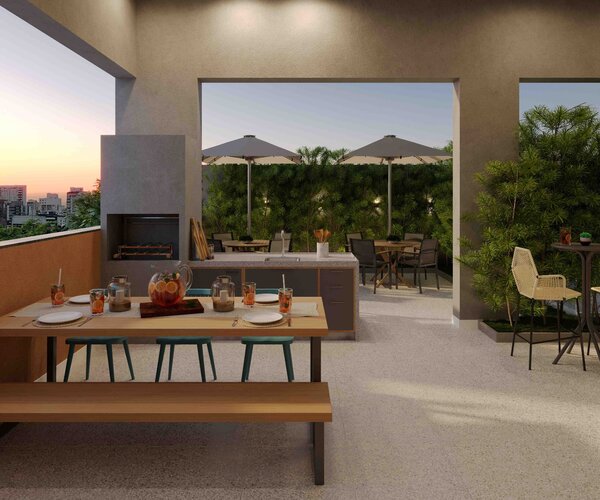 Apartamento à venda em Santa Rosa com 42 m² - 1 quarto