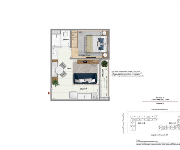 Apartamento à venda em Santo Cristo com 75 m² - 3 quarto