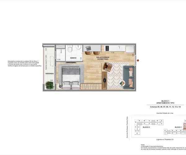 Apartamento à venda em Santo Cristo com 75 m² - 3 quarto