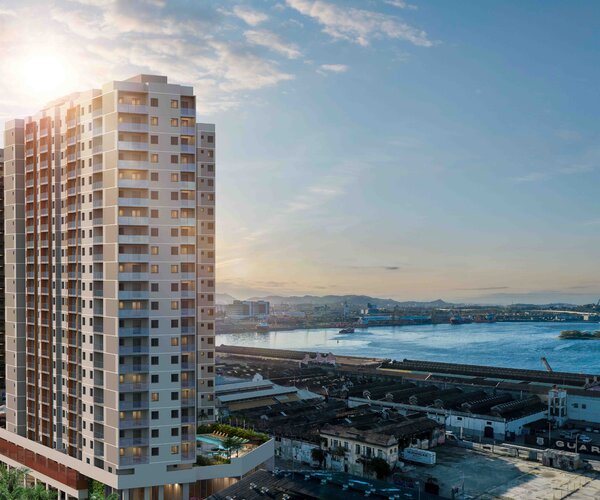 Apartamento à venda em Santo Cristo com 69,76 m² - 2 quarto