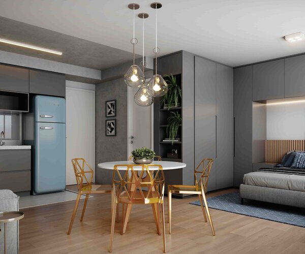 Apartamento à venda em  Santo Cristo com 70 m² - 1 quarto 