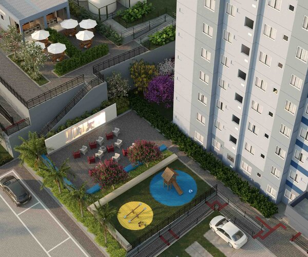 Apartamento à venda em Bonsucesso com 37 m² - 2 quartos