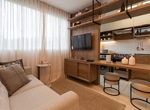 Apartamento à venda em Curicica com 45 m², 2 quartos 