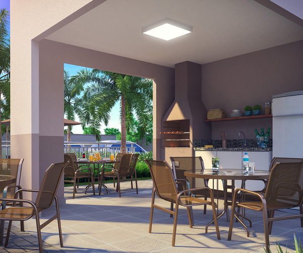 Apartamento à venda em Curicica com 45 m², 2 quartos 