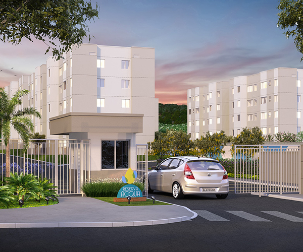 Apartamento à venda em Curicica com 45 m², 2 quartos 