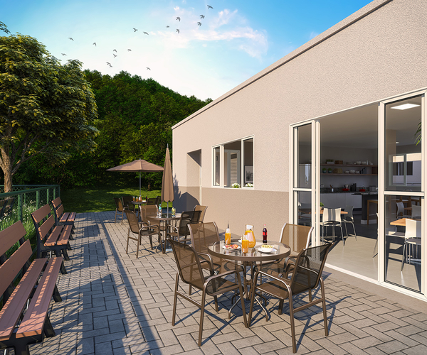 Apartamento à venda em Curicica com 45 m², 2 quartos 