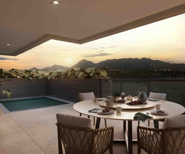 Apartamento à venda na Barra da Tijuca com 130,96 m² - 4 quartos