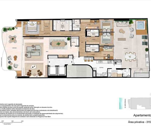 Apartamento à venda no Leblon com 315,60 m² - 4 quartos 