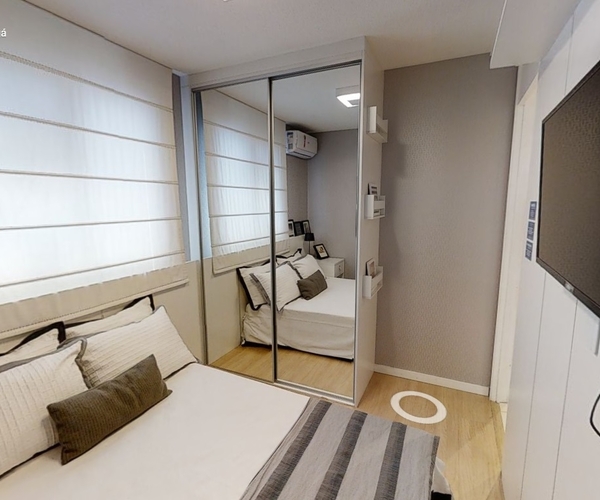 Apartamento à venda em Itanhangá com 43 m²,  2 quartos 