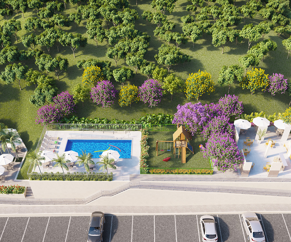 Apartamento à venda em Vargem Grande com 43 m²,  2 quartos 