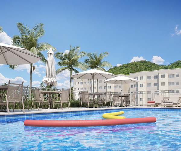 Apartamento à venda em Vargem Grande com 43 m²,  2 quartos 