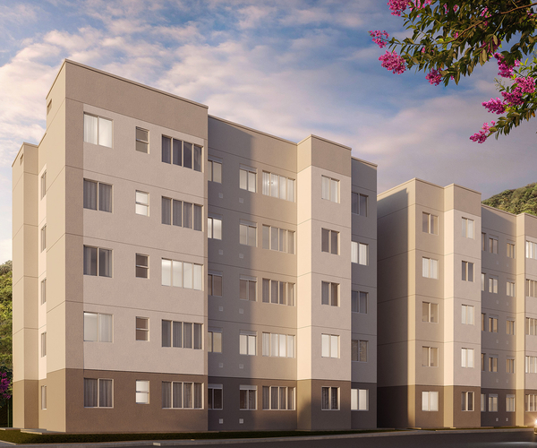 Apartamento à venda em Vargem Grande com 43 m²,  2 quartos 