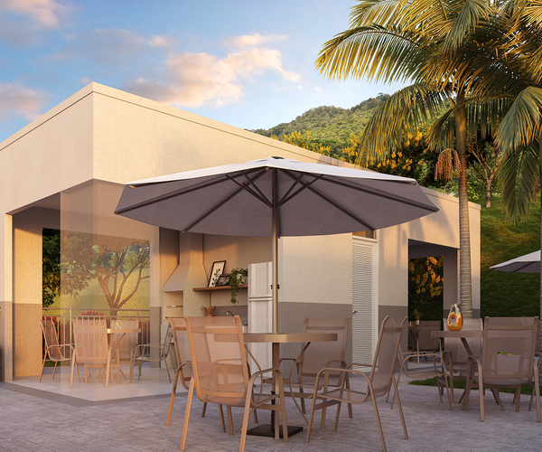 Apartamento à venda em Vargem Grande com 43 m²,  2 quartos 