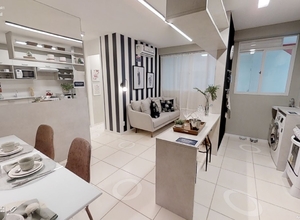 Apartamento à venda em Belford Roxo com 41 m²,  2 quartos 