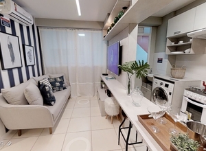 Apartamento à venda em Belford Roxo com 41 m²,  2 quartos 