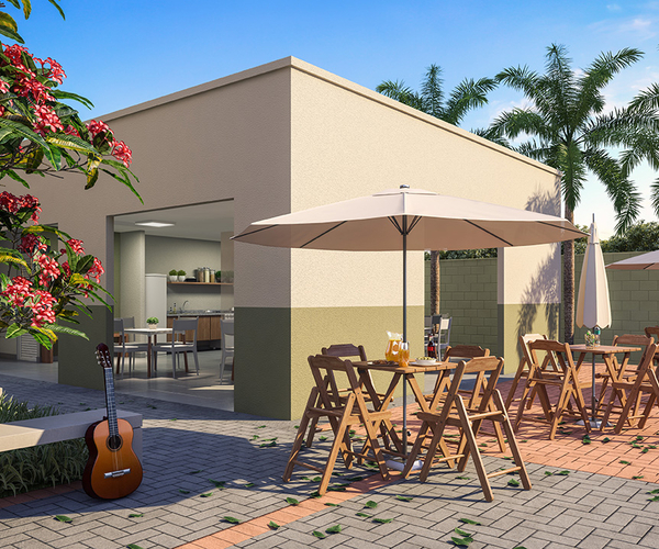 Apartamento à venda em Belford Roxo com 41 m²,  2 quartos 