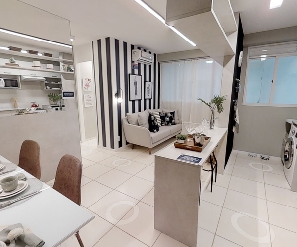 Apartamento à venda em Belford Roxo com 41 m²,  2 quartos 