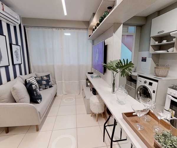 Apartamento à venda em Belford Roxo com 41 m²,  2 quartos 