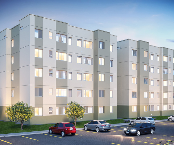 Apartamento à venda em Belford Roxo com 41 m²,  2 quartos 