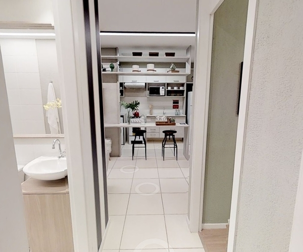 Apartamento à venda em Belford Roxo com 41 m²,  2 quartos 