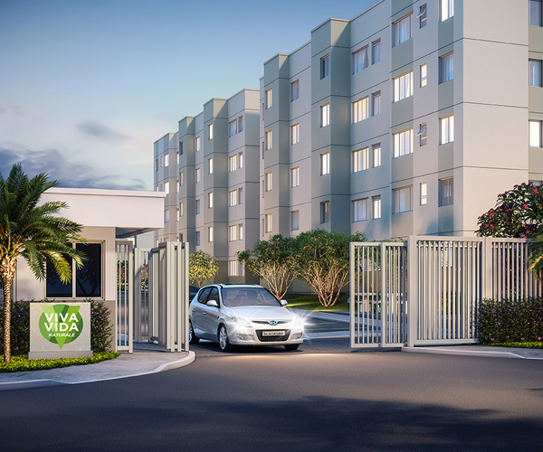 Apartamento à venda em Belford Roxo com 41 m²,  2 quartos 