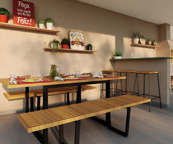 Apartamento à venda no Engenho Novo com 40,50 m²- 1 e 2 quartos 