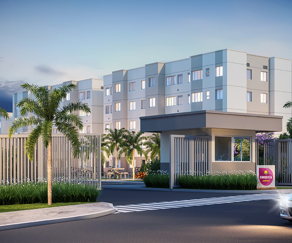 Apartamento à venda em Campo Grande com 41 m²,  2 quartos 