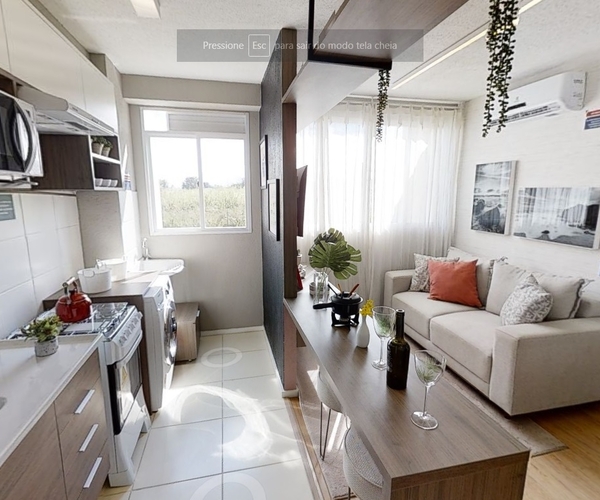 Apartamento à venda em Campo Grande com 41 m²,  2 quartos 