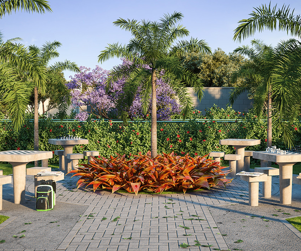 Apartamento à venda em Campo Grande com 41 m²,  2 quartos 