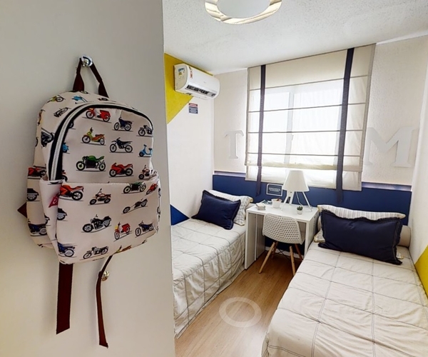 Apartamento à venda em Campo Grande com 41 m²,  2 quartos 