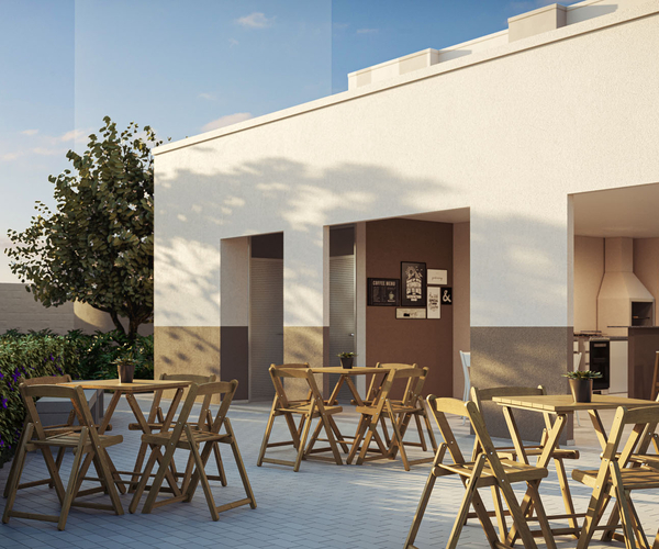 Apartamento à venda em Campo Grande com 41 m²,  2 quartos 