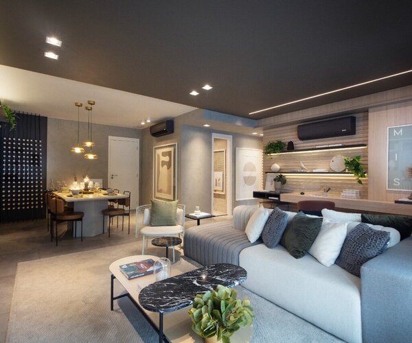 Apartamento à venda na Tijuca com 89,86 m² - 3 quartos