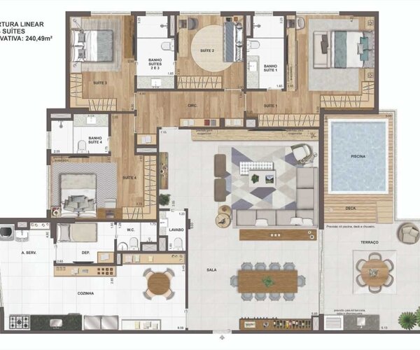 Apartamento à venda na Tijuca com 70,37 m² - 2 quartos 