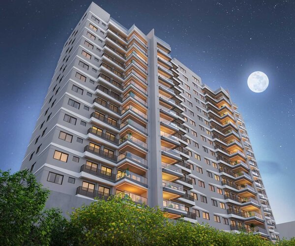 Apartamento à venda na Tijuca com 70,37 m² - 2 quartos 