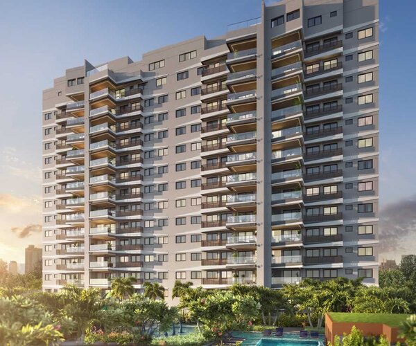 Apartamento à venda na Tijuca com 70,37 m² - 2 quartos 