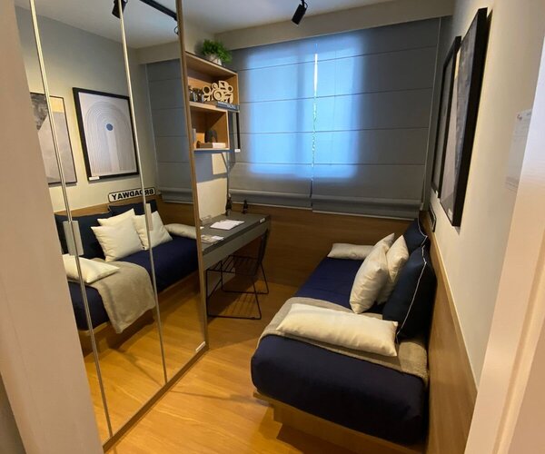 Apartamento à venda na São Francisco Xavier com 47,08 m²,  2 quartos 