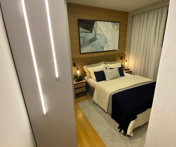 Apartamento à venda na São Francisco Xavier com 47,08 m²,  2 quartos 