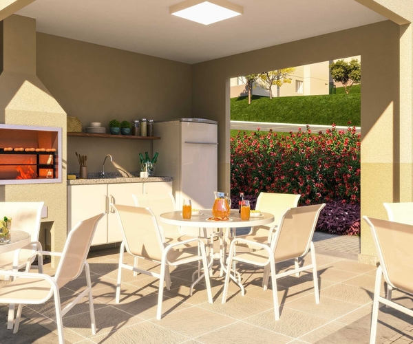 Apartamento à venda em São Gonçalo com 41 m²,  2 quartos 