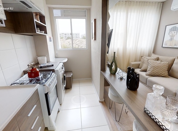 Apartamento à venda em Santa Cruz com 41 m²,  2 quartos 